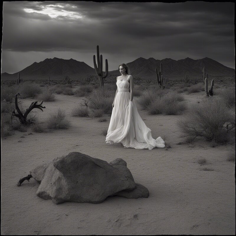 Illustration for the Jack Dunlap story — the Boothill Graveyard in Tombstone